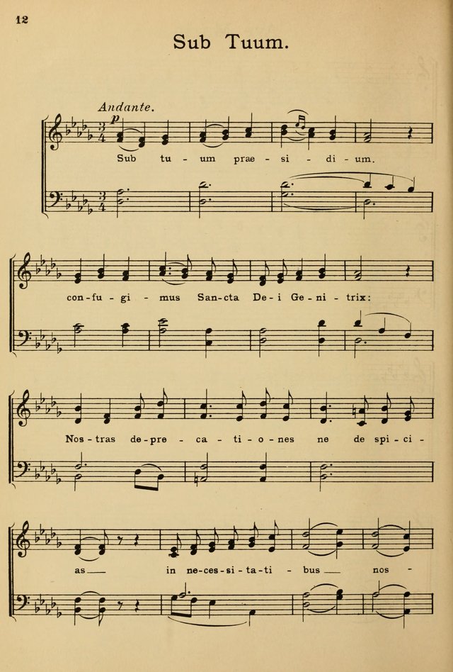 Sunday School Hymn Book page 12