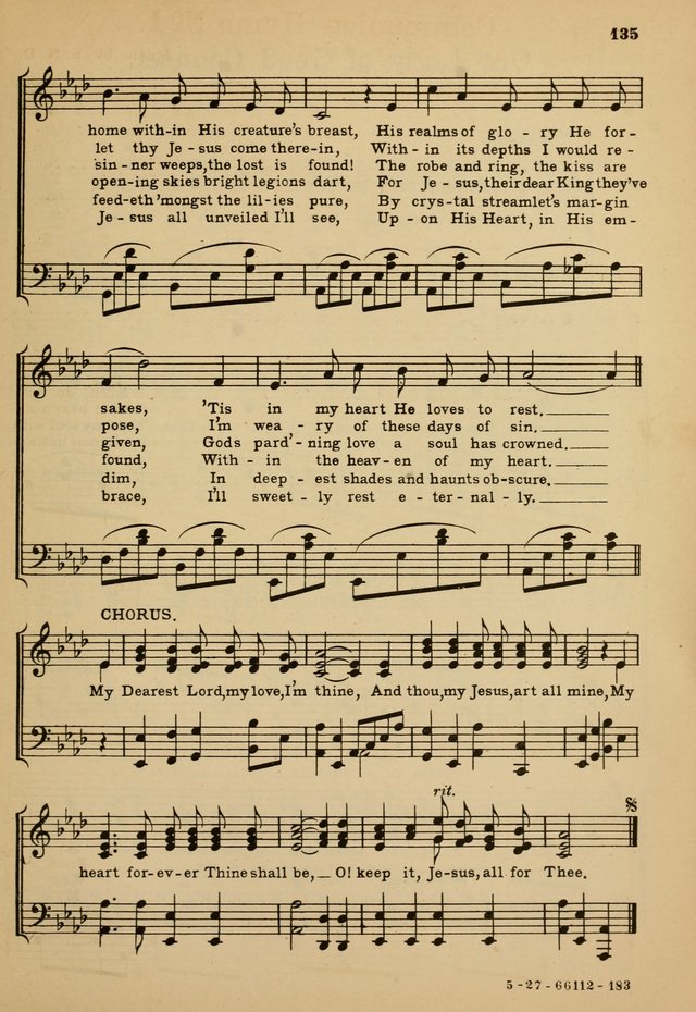 Sunday School Hymn Book page 135