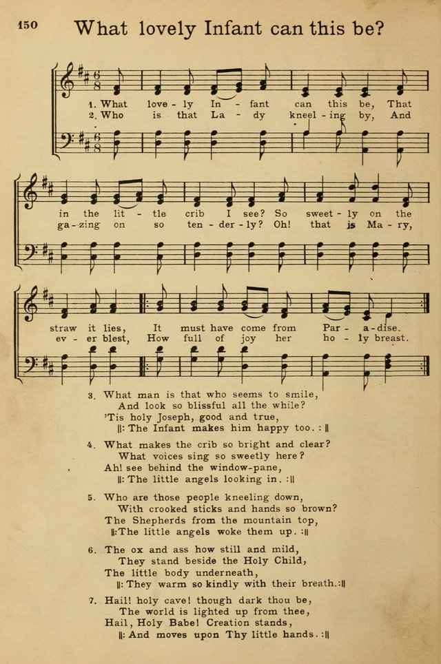 Sunday School Hymn Book page 150