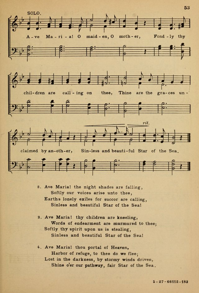 Sunday School Hymn Book page 53