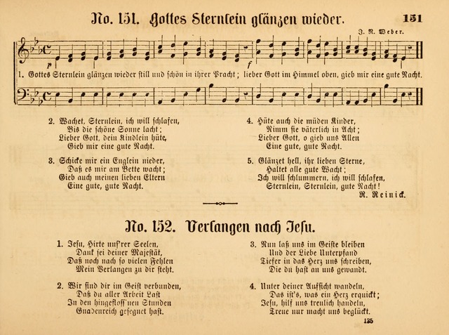 Sonntags-Schul-Harfe: sammlung drei- und vierstimmiger Lieder, Choräle und Responsorien: der Jugend der deutschen evang.-lutherischen Kirche in Amerika (Neuestes Aufl.) page 133