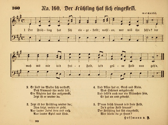 Sonntags-Schul-Harfe: sammlung drei- und vierstimmiger Lieder, Choräle und Responsorien: der Jugend der deutschen evang.-lutherischen Kirche in Amerika (Neuestes Aufl.) page 140