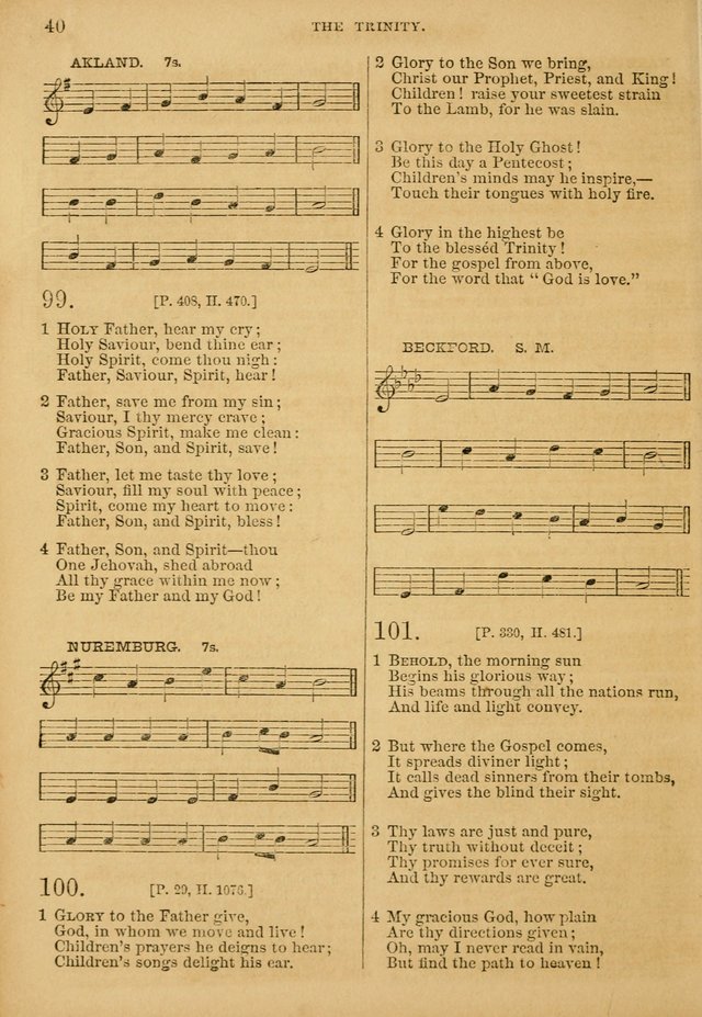 The Sabbath School Hymn and Tune Book: selected from the Sabbath hymn and tune book page 44