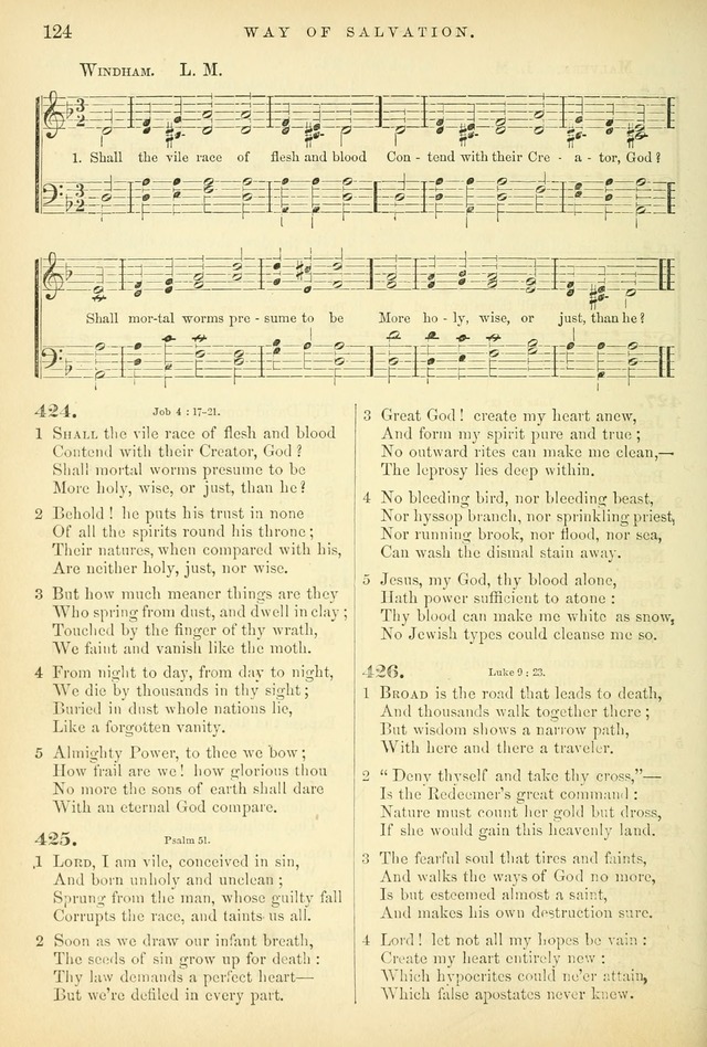 Songs for the Sanctuary: or hymns and tunes for Christian worship page 124