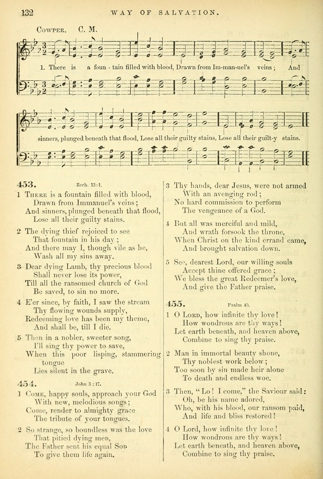 Songs for the Sanctuary: or hymns and tunes for Christian worship page 132