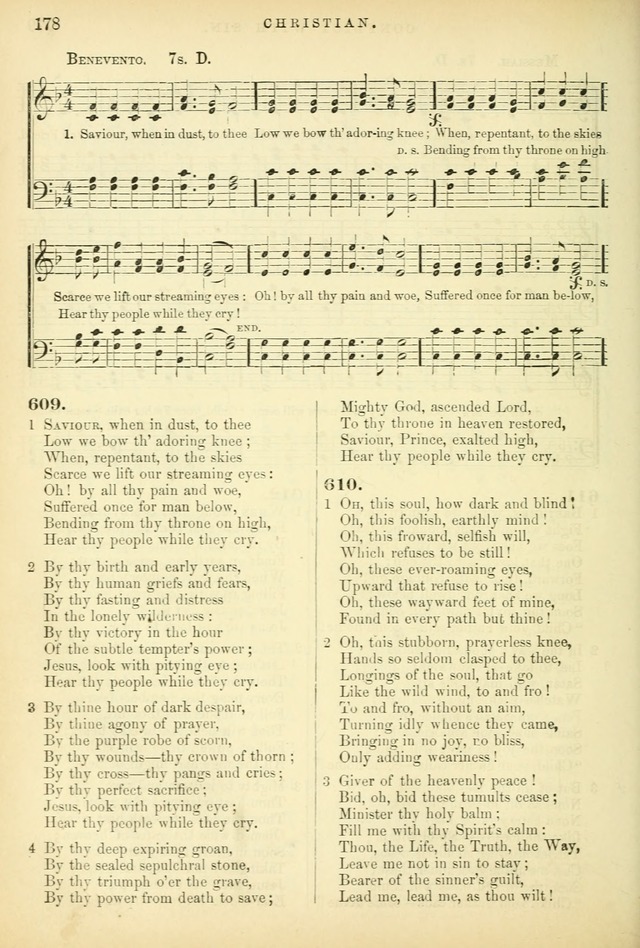 Songs for the Sanctuary: or hymns and tunes for Christian worship page 178