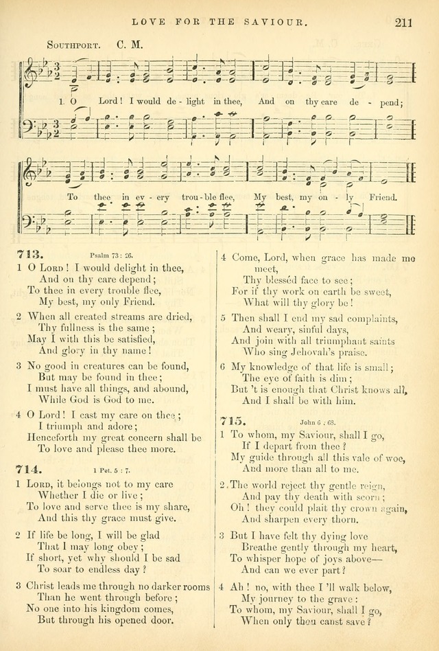 Songs for the Sanctuary: or hymns and tunes for Christian worship page 211