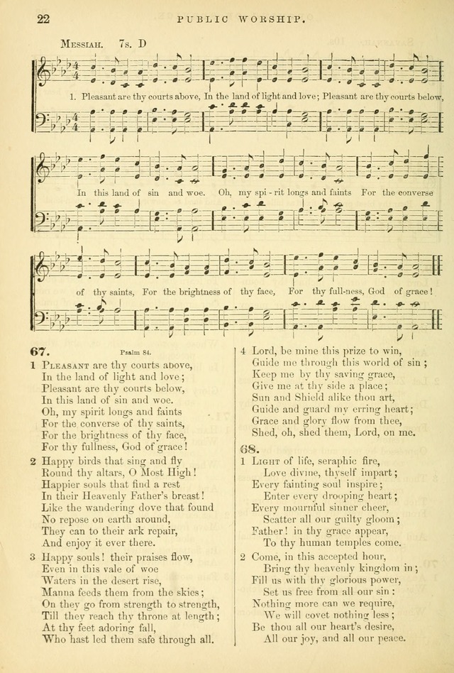 Songs for the Sanctuary: or hymns and tunes for Christian worship page 22