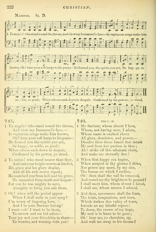 Songs for the Sanctuary: or hymns and tunes for Christian worship page 222