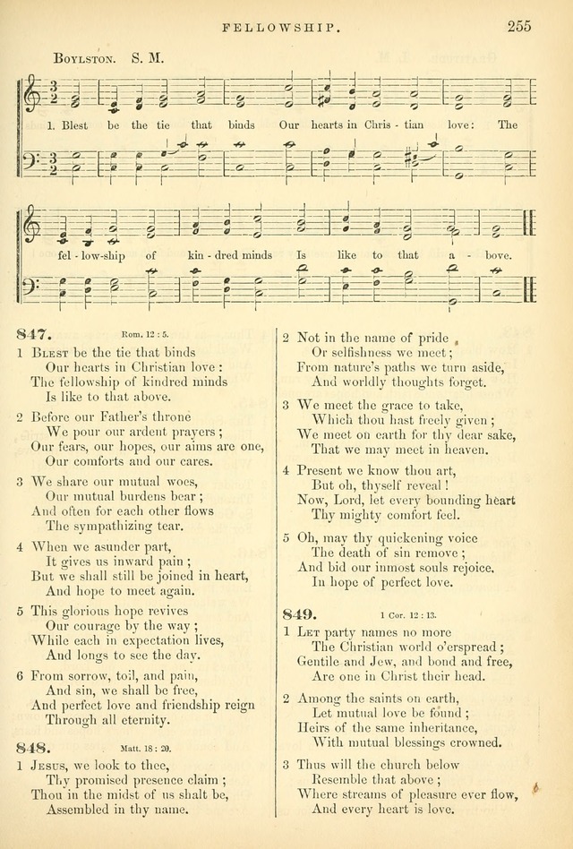 Songs for the Sanctuary: or hymns and tunes for Christian worship page 255