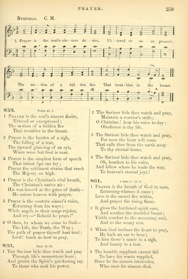Songs for the Sanctuary: or hymns and tunes for Christian worship page 259