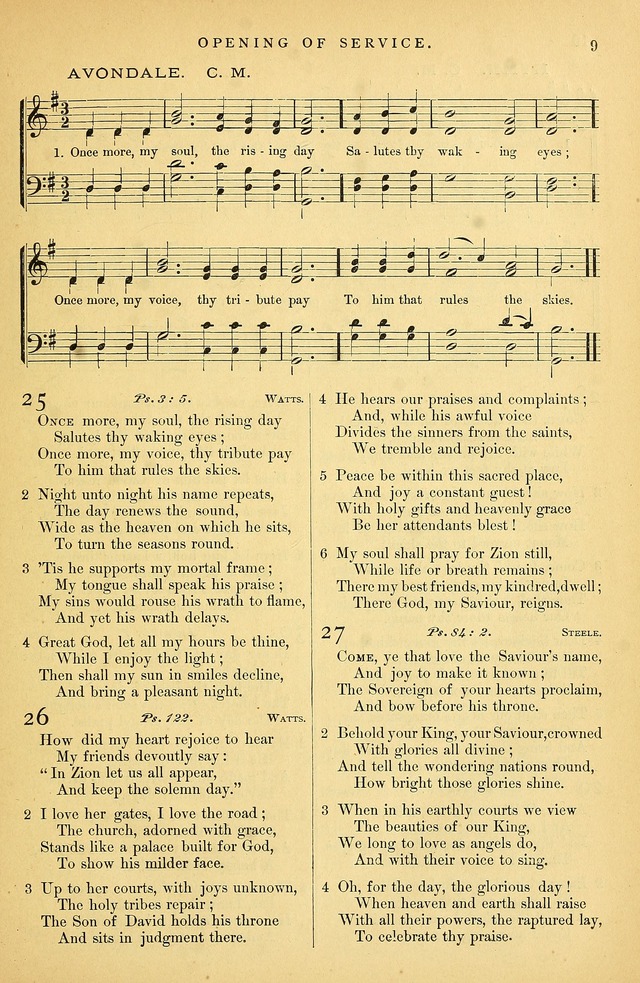 Songs for the Sanctuary: or hymns and tunes for Christian Worship page 10