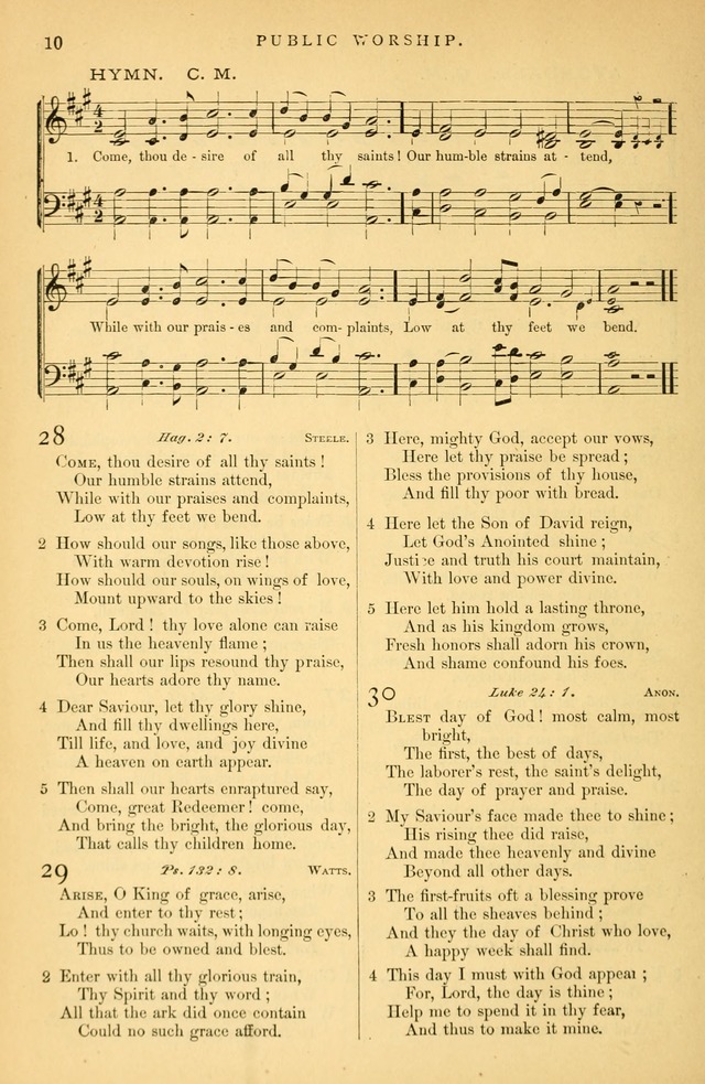 Songs for the Sanctuary: or hymns and tunes for Christian Worship page 11