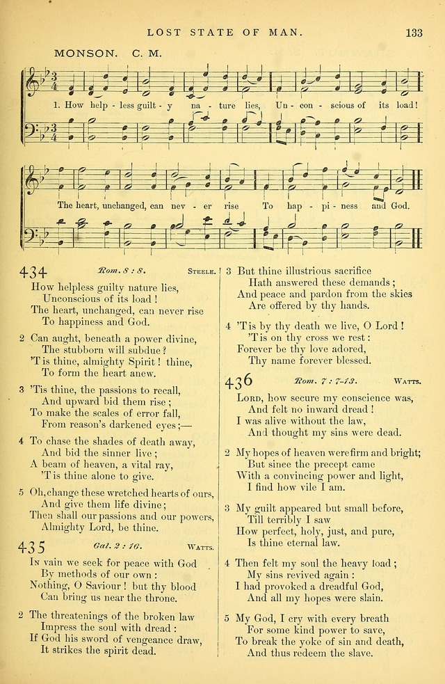 Songs for the Sanctuary: or hymns and tunes for Christian Worship page 134