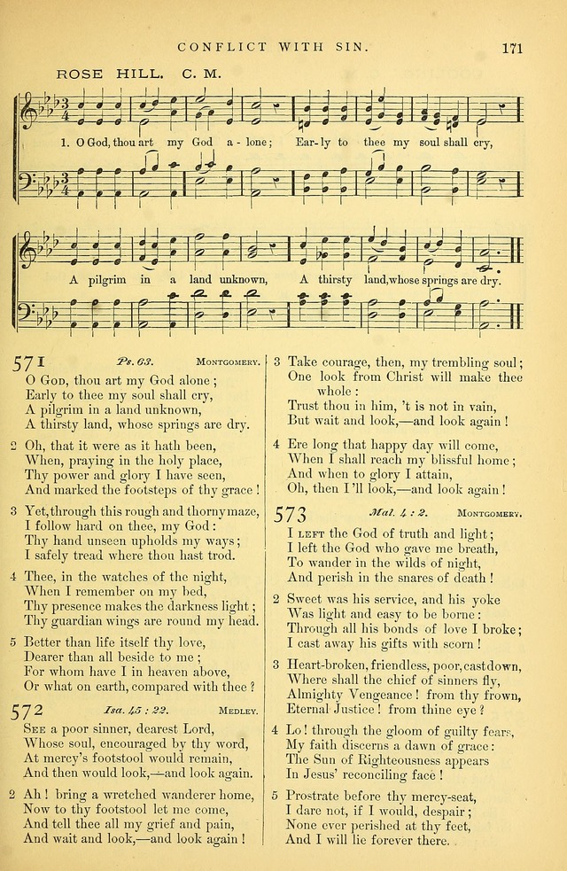 Songs for the Sanctuary: or hymns and tunes for Christian Worship page 172