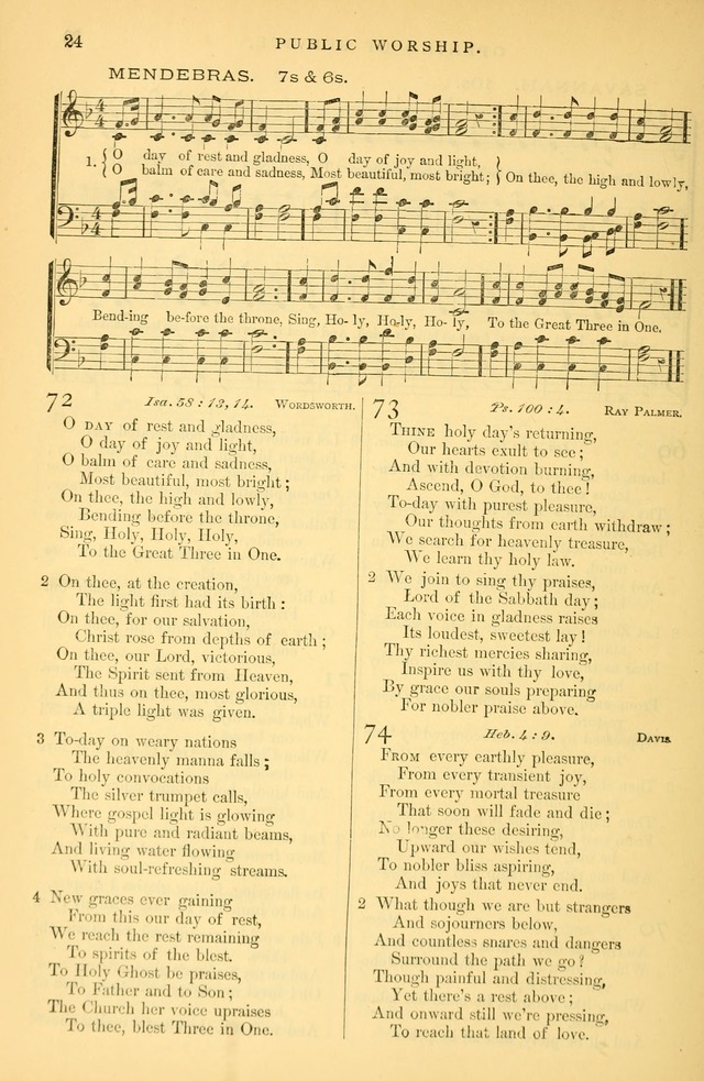 Songs for the Sanctuary: or hymns and tunes for Christian Worship page 25
