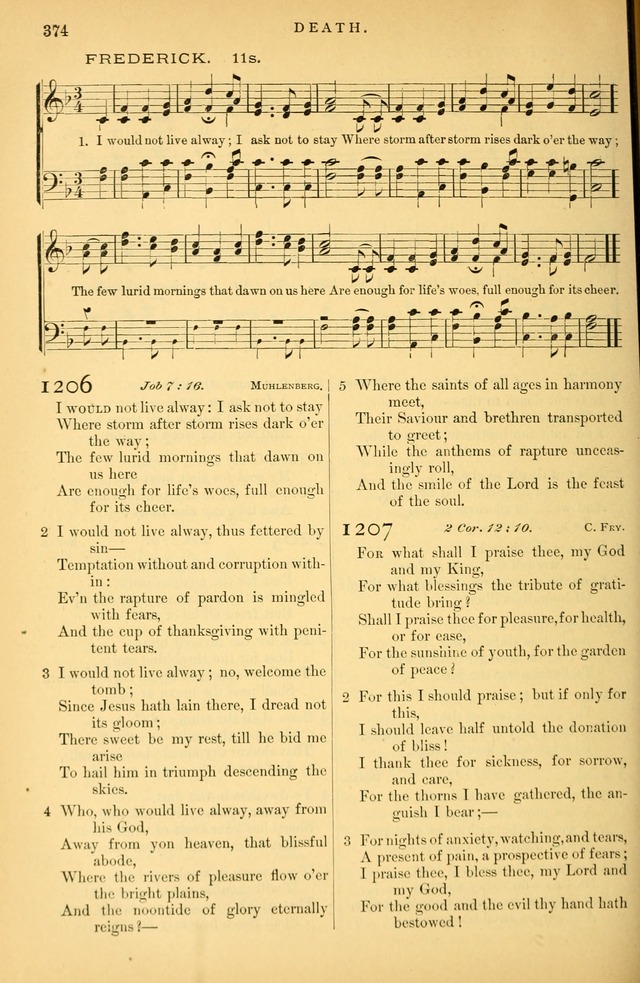 Songs for the Sanctuary: or hymns and tunes for Christian Worship page 375
