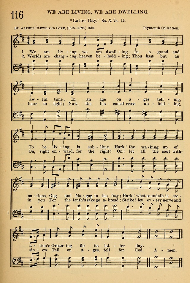 The Sunday School Hymnal: with offices of devotion page 107