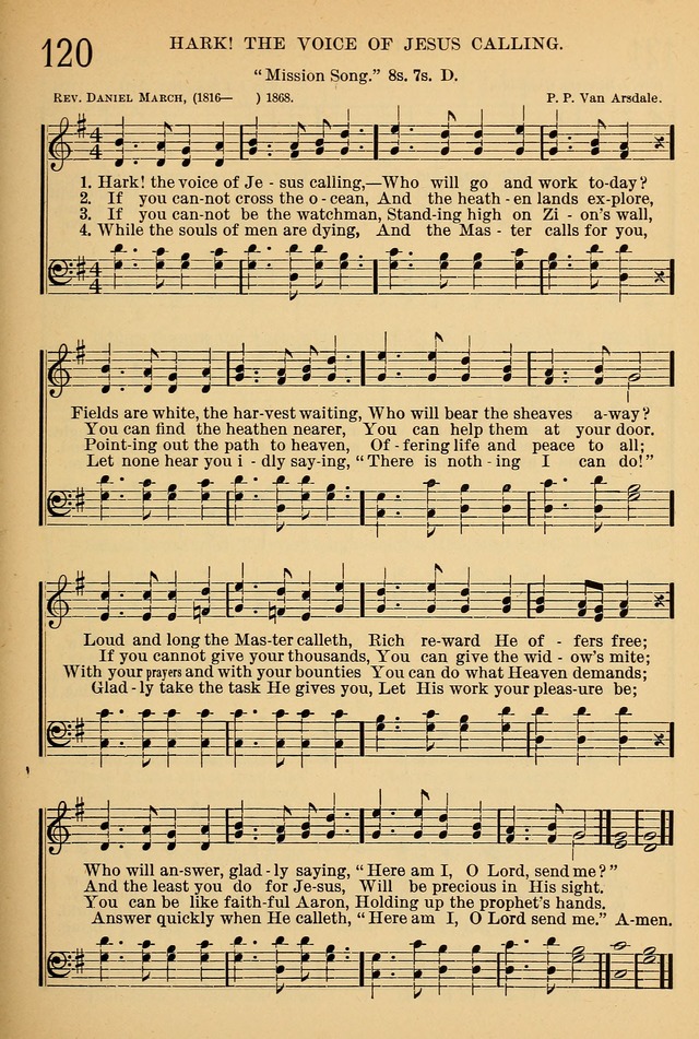 The Sunday School Hymnal: with offices of devotion page 111