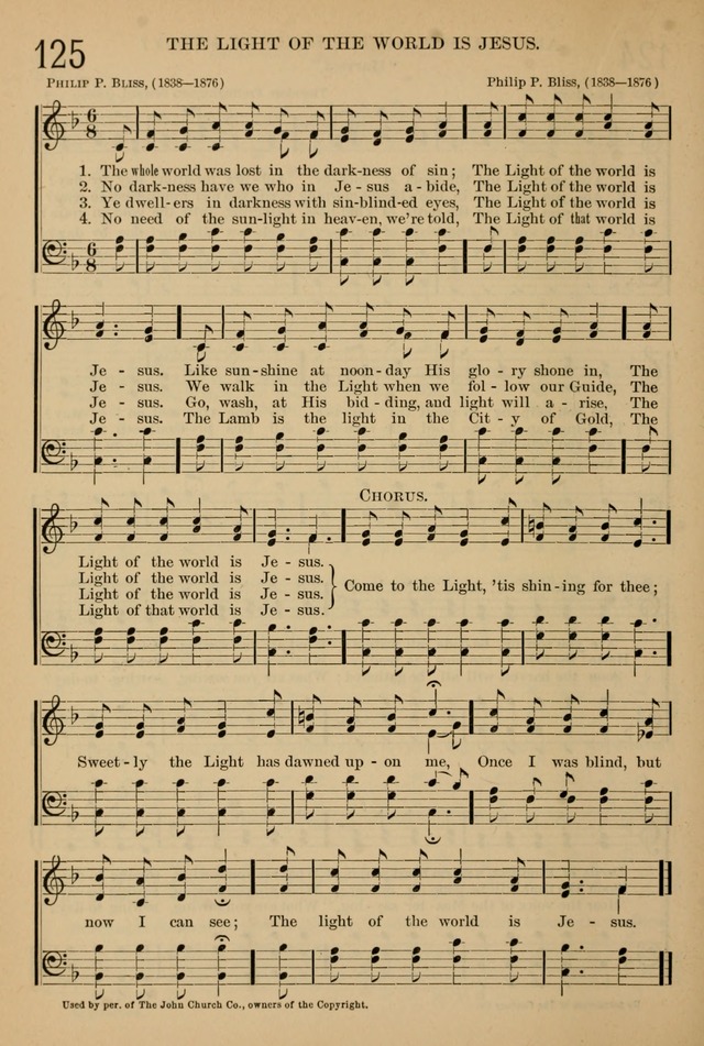 The Sunday School Hymnal: with offices of devotion page 116