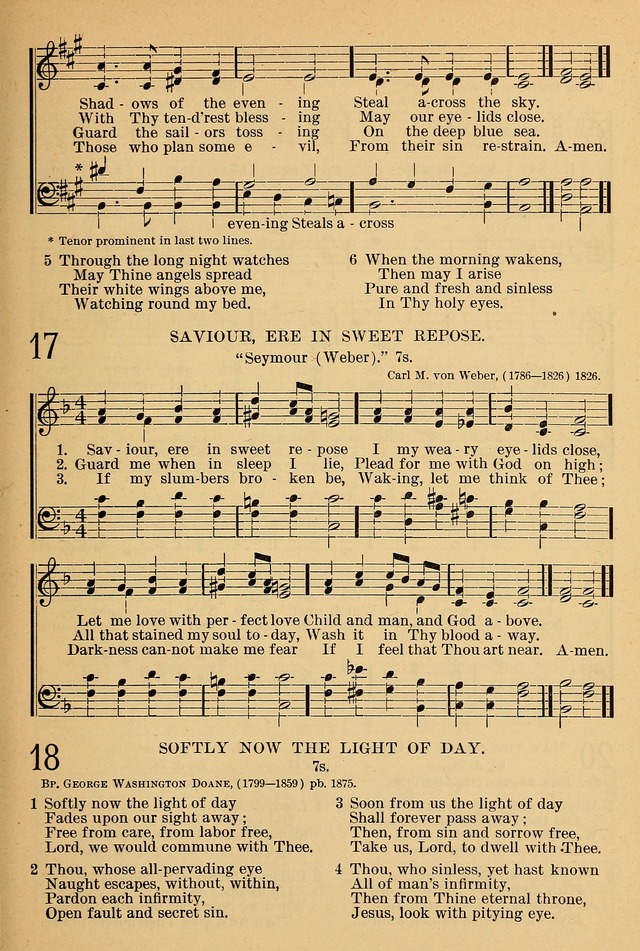 The Sunday School Hymnal: with offices of devotion page 13