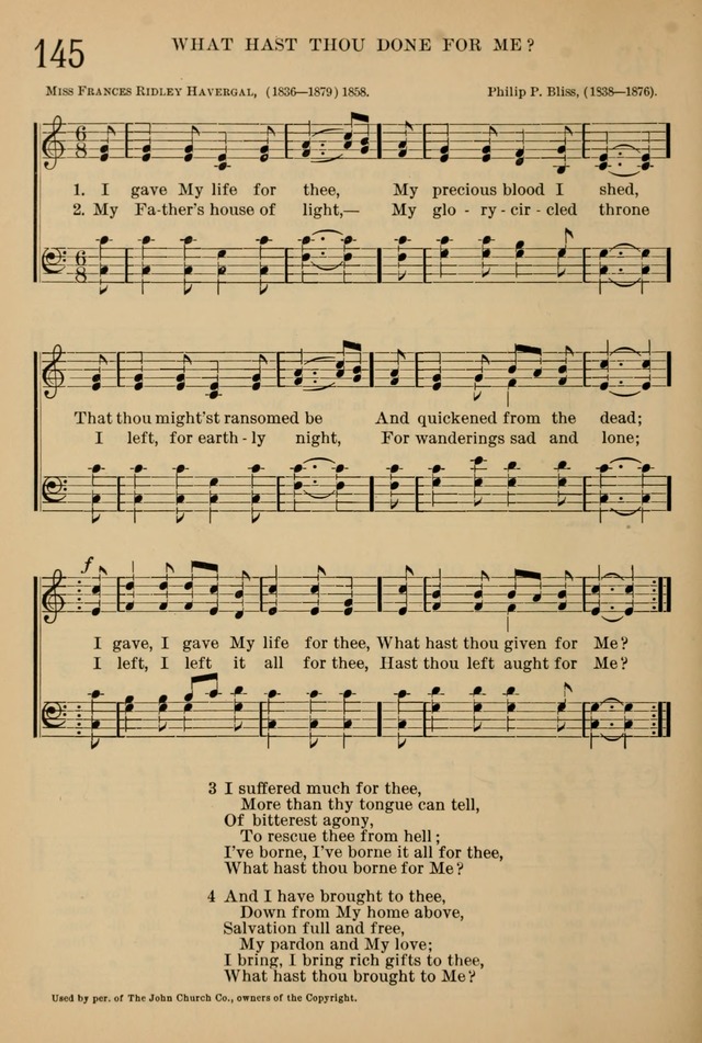 The Sunday School Hymnal: with offices of devotion page 132