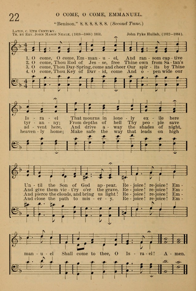 The Sunday School Hymnal: with offices of devotion page 16