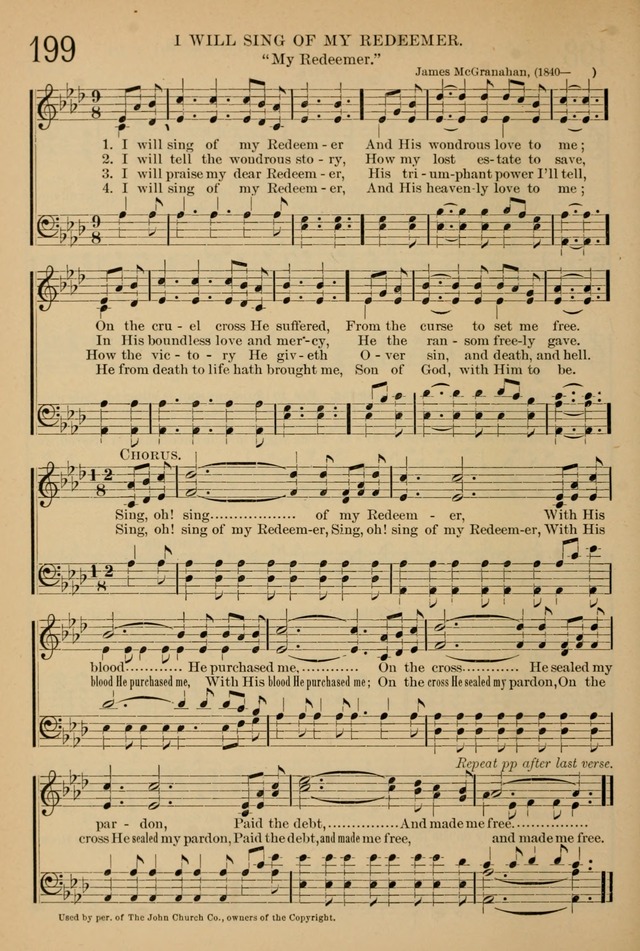 The Sunday School Hymnal: with offices of devotion page 184