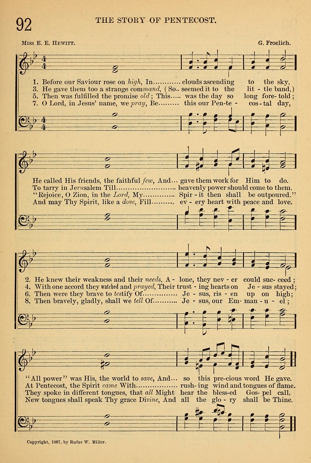 The Sunday School Hymnal: with offices of devotion page 85