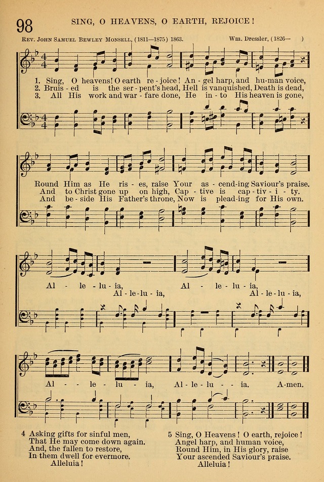 The Sunday School Hymnal: with offices of devotion page 91