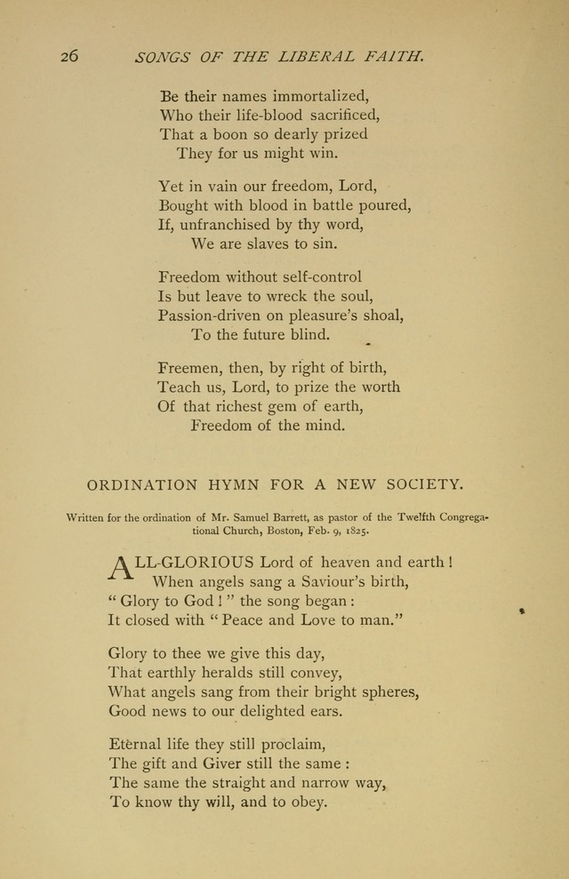 Singers and Songs of the Liberal Faith page 27