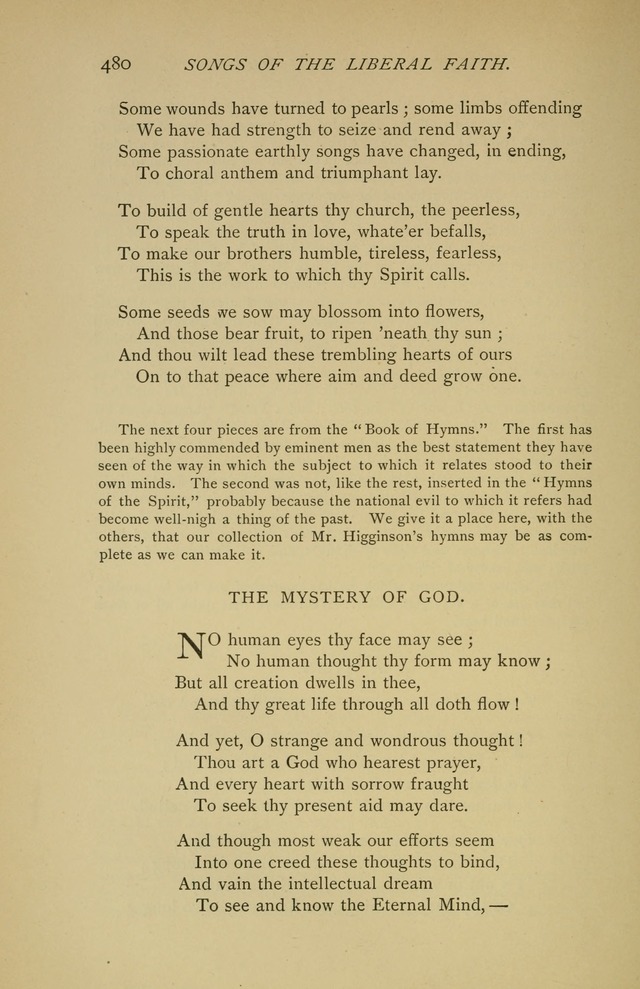 Singers and Songs of the Liberal Faith page 481