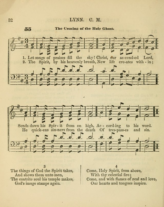The Sabbath School Melodist: being a selection of hymns with appropriate music; for the use of Sabbath schools, families and social meetings page 32
