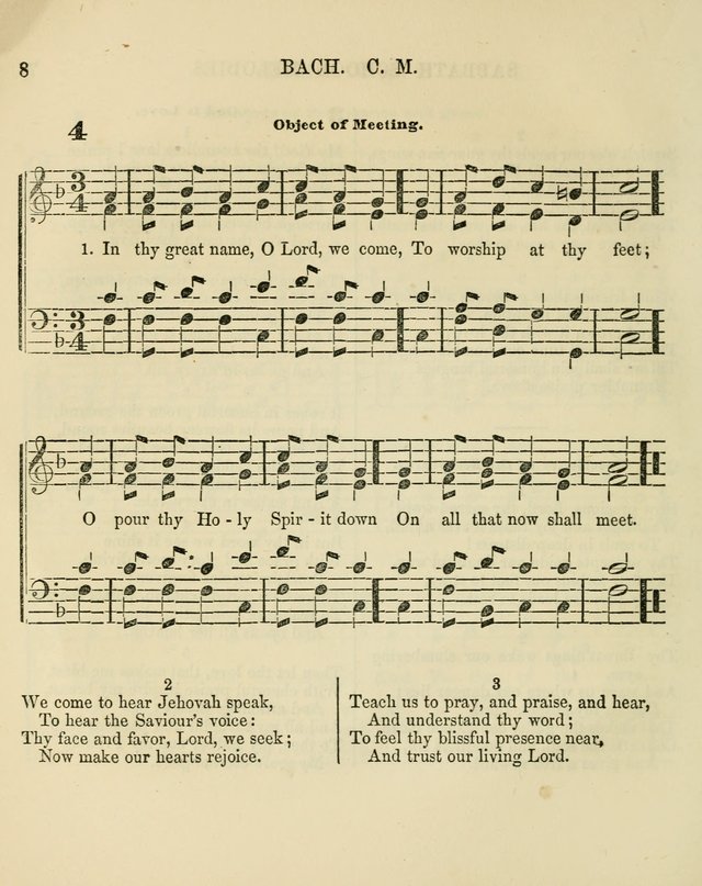 The Sabbath School Melodist: being a selection of hymns with appropriate music; for the use of Sabbath schools, families and social meetings page 8