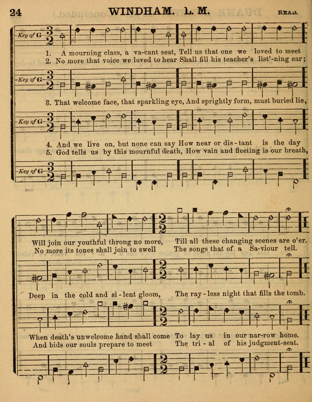 The Sabbath School Minstrel: being a collection of the most popular hymns and tunes, together with a great variety of the best anniversary pieces. The whole forming a complete manual ... page 24