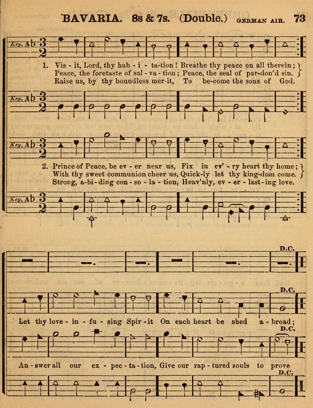 The Sabbath School Minstrel: being a collection of the most popular hymns and tunes, together with a great variety of the best anniversary pieces. The whole forming a complete manual ... page 73