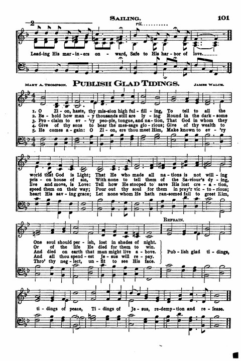 Sunday School Melodies: a Collection of new and Standard Hymns for the Sunday School page 101