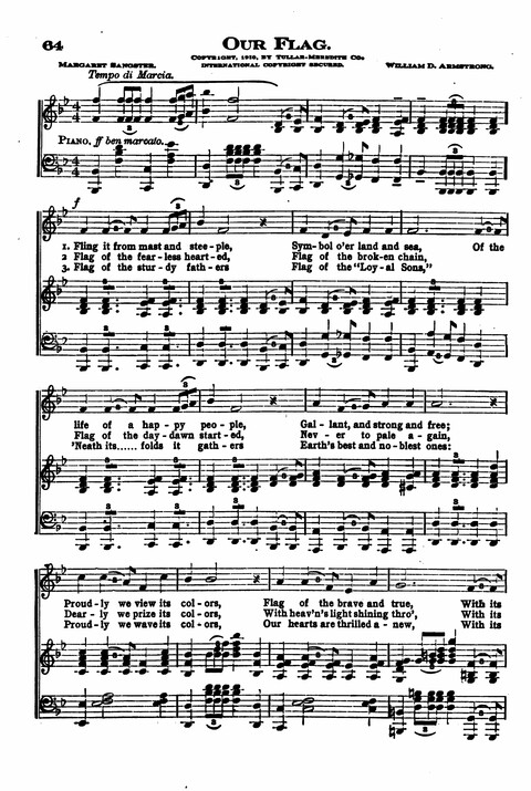 Sunday School Melodies: a Collection of new and Standard Hymns for the Sunday School page 64