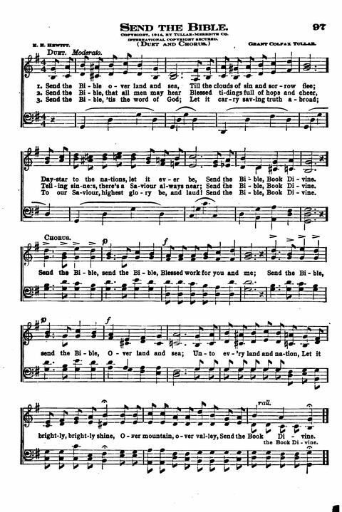 Sunday School Melodies: a Collection of new and Standard Hymns for the Sunday School page 97