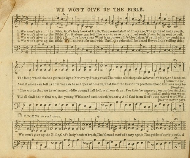 The Sunday-School Music Book: enlarged page 50