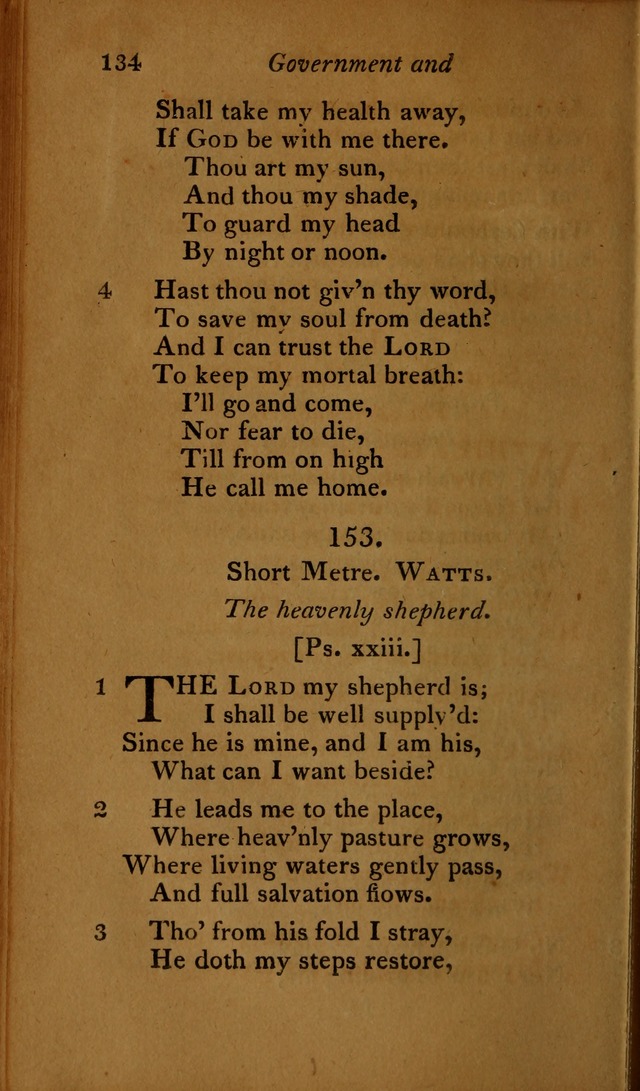 A Selection of Sacred Poetry: consisting of psalms and hymns, from Watts, Doddridge, Merrick, Scott, Cowper, Barbauld, Steele ...compiled for  the use of the Unitarian Church in Philadelphia page 134