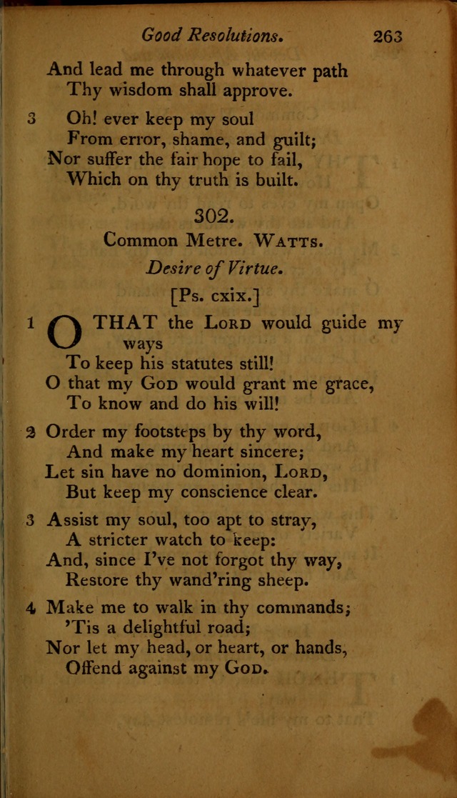 A Selection of Sacred Poetry: consisting of psalms and hymns, from Watts, Doddridge, Merrick, Scott, Cowper, Barbauld, Steele ...compiled for  the use of the Unitarian Church in Philadelphia page 263