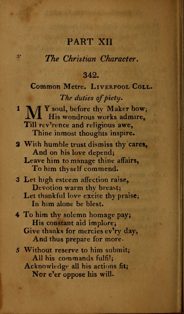A Selection of Sacred Poetry: consisting of psalms and hymns, from Watts, Doddridge, Merrick, Scott, Cowper, Barbauld, Steele ...compiled for  the use of the Unitarian Church in Philadelphia page 292