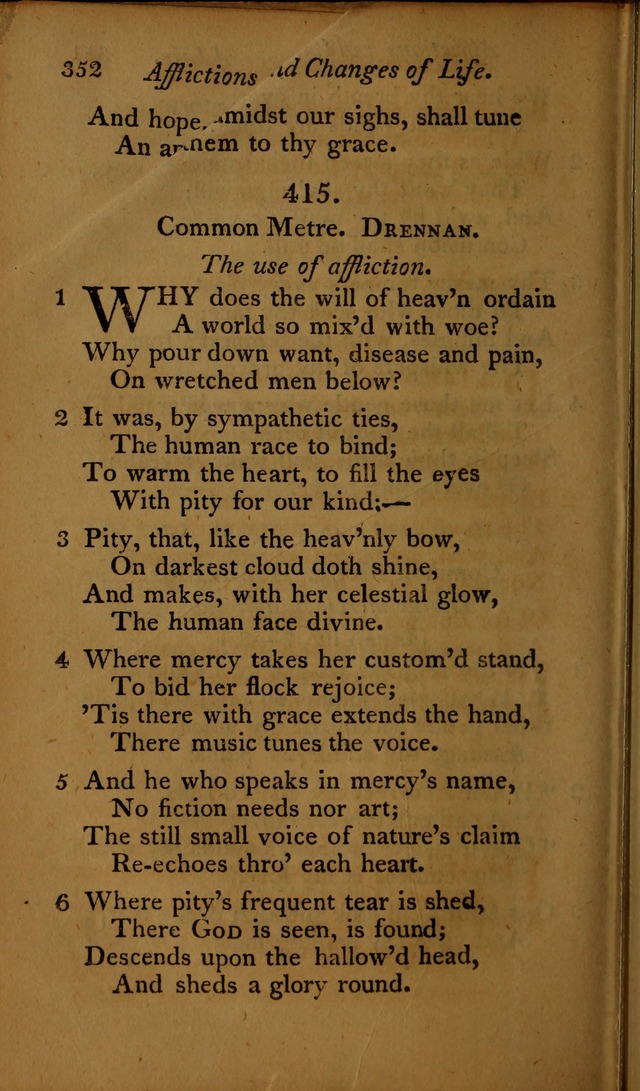 A Selection of Sacred Poetry: consisting of psalms and hymns, from Watts, Doddridge, Merrick, Scott, Cowper, Barbauld, Steele ...compiled for  the use of the Unitarian Church in Philadelphia page 352