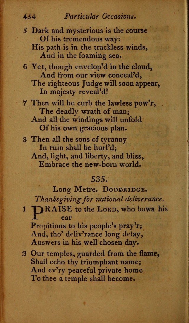 A Selection of Sacred Poetry: consisting of psalms and hymns, from Watts, Doddridge, Merrick, Scott, Cowper, Barbauld, Steele ...compiled for  the use of the Unitarian Church in Philadelphia page 454