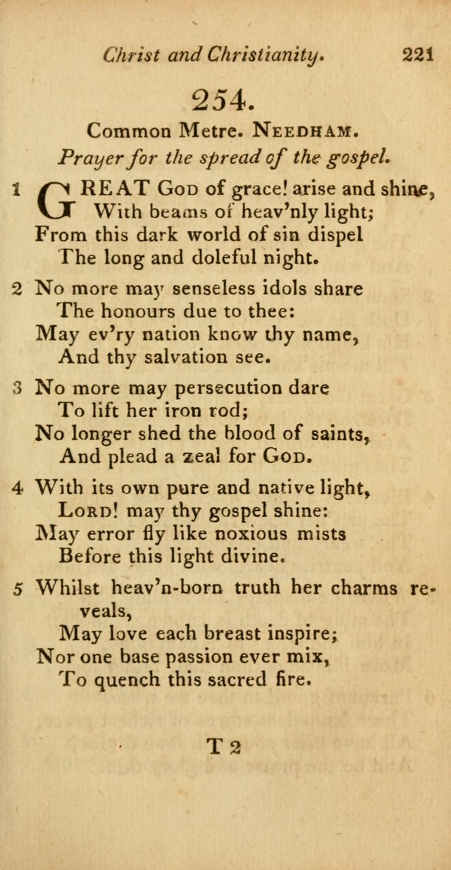 A Selection of Sacred Poetry: consisting of psalms and hymns from Watts, Doddridge, Merrick, Scott, Cowper, Barbauld, Steele, and others (2nd ed.) page 221