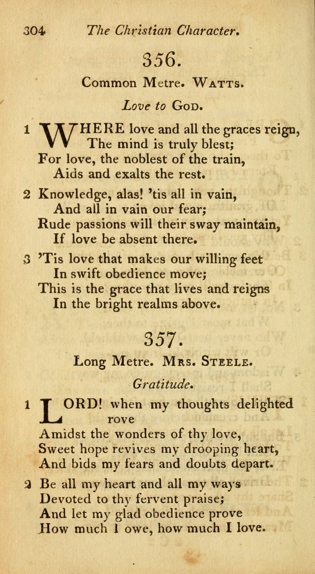 A Selection of Sacred Poetry: consisting of psalms and hymns from Watts, Doddridge, Merrick, Scott, Cowper, Barbauld, Steele, and others (2nd ed.) page 304