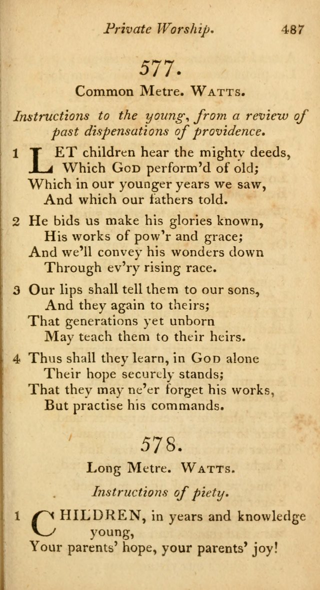 A Selection of Sacred Poetry: consisting of psalms and hymns from Watts, Doddridge, Merrick, Scott, Cowper, Barbauld, Steele, and others (2nd ed.) page 489