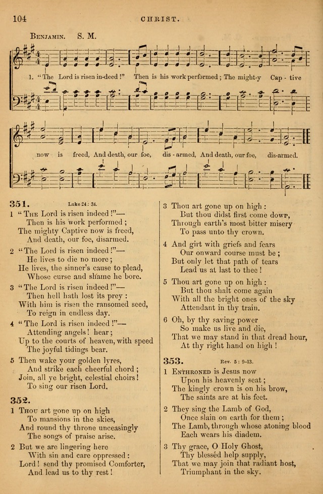 Songs for the Sanctuary; or Psalms and Hymns for Christian Worship (Baptist Ed.) page 105