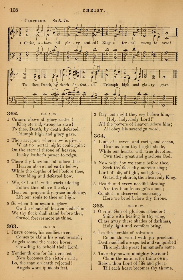 Songs for the Sanctuary; or Psalms and Hymns for Christian Worship (Baptist Ed.) page 109